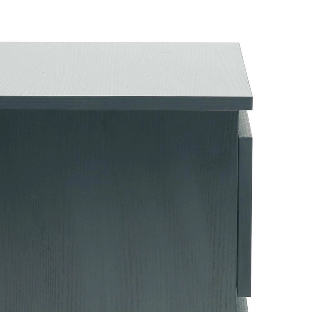 2-Drawer Black Nightstand 19.69 H x 19.69 W x 15.75 D by GODEER - Image 8