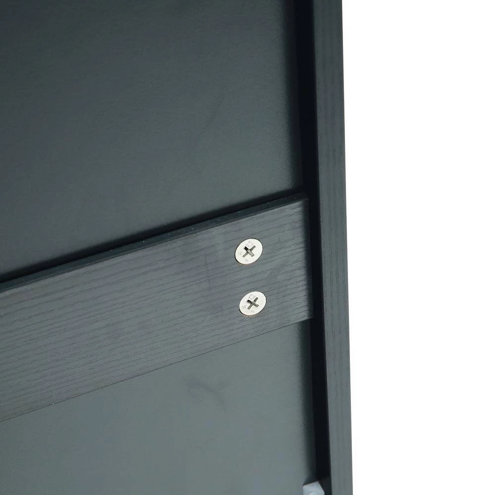 5-Drawer Black Nightstand 43.90 x 30.31 x 16.54 by GODEER - Image 8