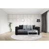 80 in. W Flared Arm Polyester Straight Sofa in Black/Grey by GODEER