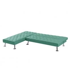 Blue Sofa Bed Sleeper Velvet Futon by GODEER