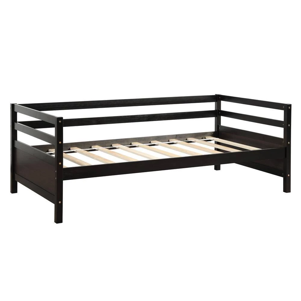 Espresso Modern Twin Size DayBed with Trundle by GODEER - Image 6