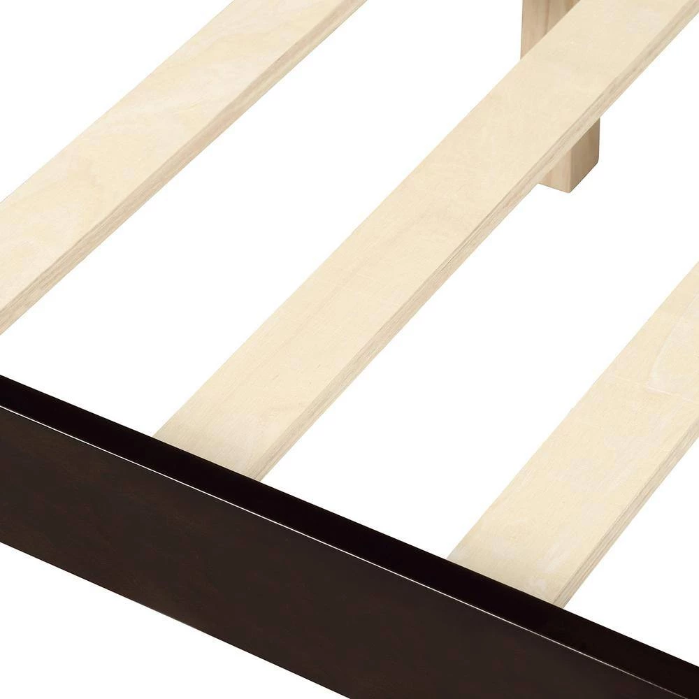 Espresso Full Solid Wood Daybed, Multifunctional by GODEER - Image 8