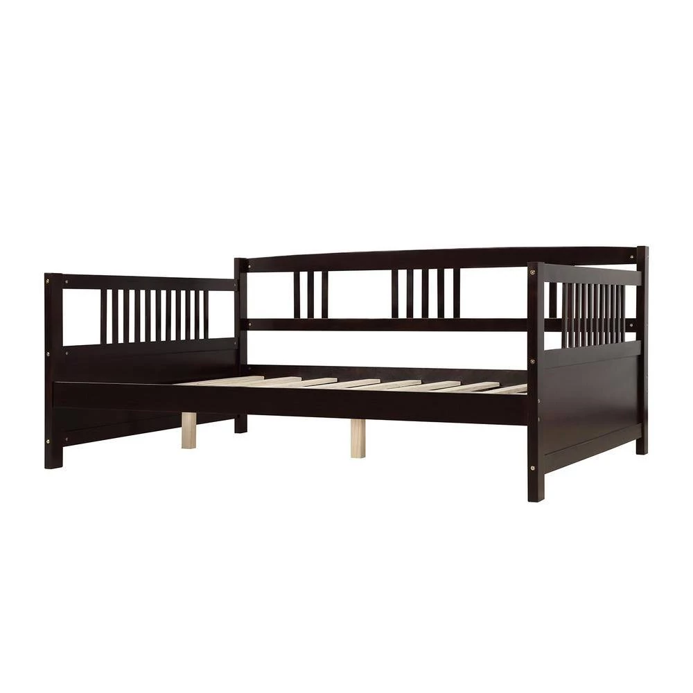 Espresso Full Solid Wood Daybed, Multifunctional by GODEER - Image 3