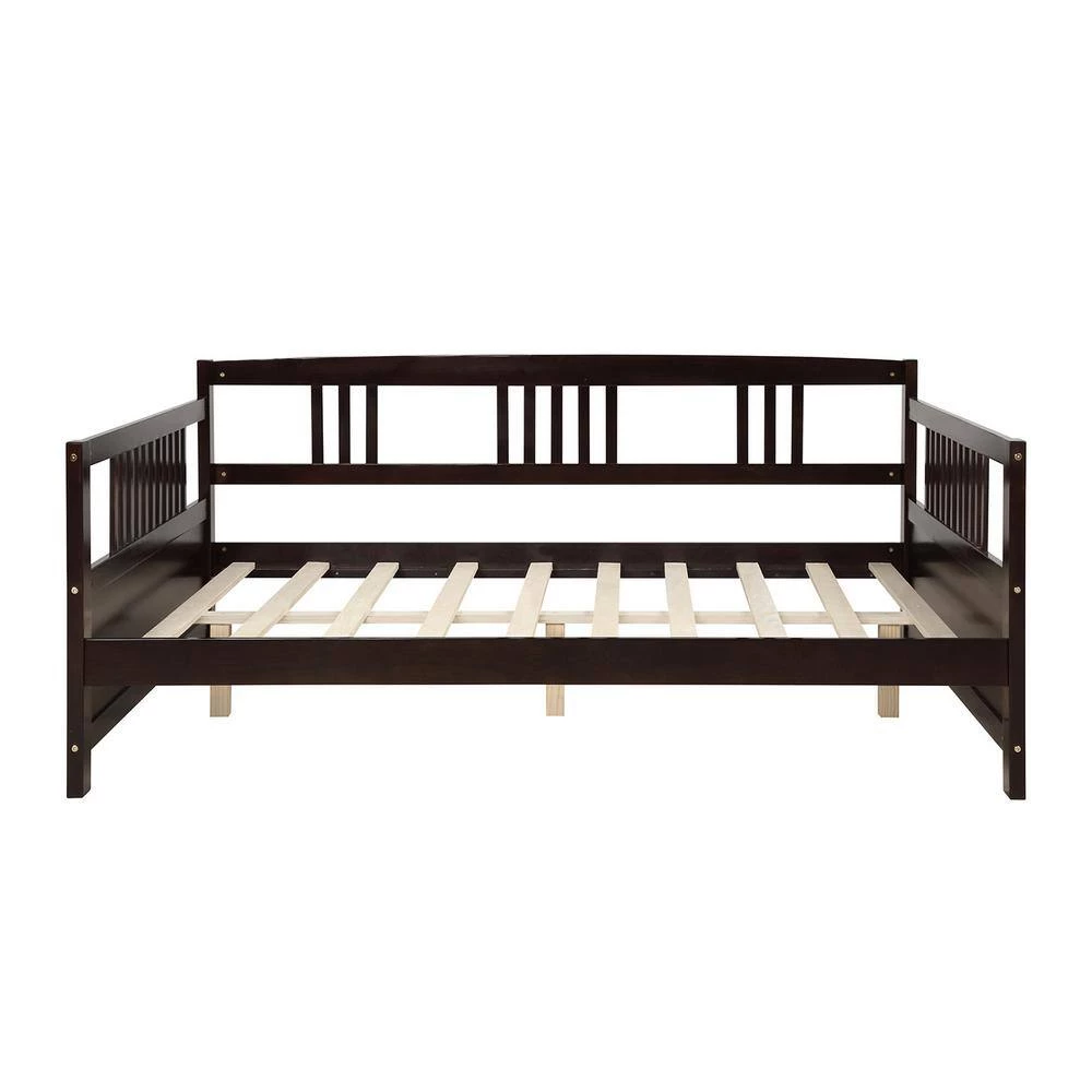 Espresso Full Solid Wood Daybed, Multifunctional by GODEER - Image 5