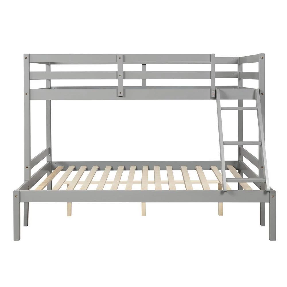 Gray Twin over Full Bunk Bed by GODEER - Image 6