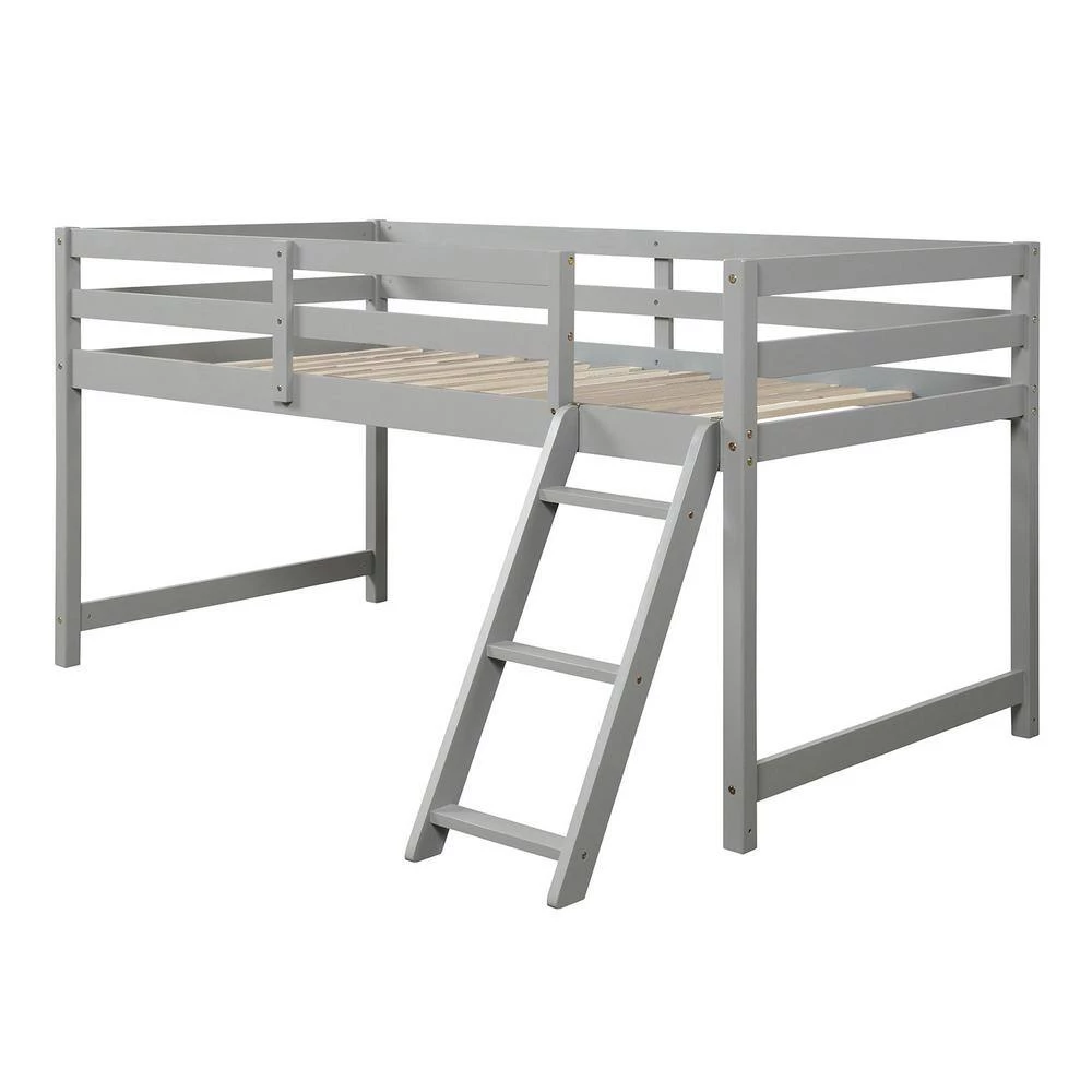Gray Twin over Full Bunk Bed by GODEER - Image 11