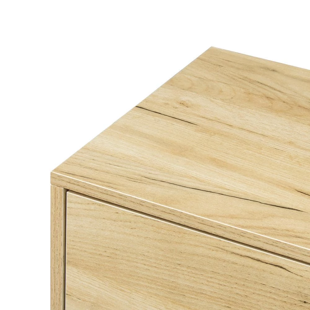 Oak Sideboard with 4-Storage Spaces by GODEER - Image 6